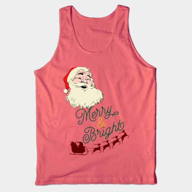 merry and  bright Tank Top by Ayesha